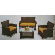 KD 4PCS barato muebles sofá de mimbre